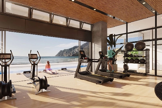 Etagen Apartment in Calpe zu verkaufen, Wohnfläche 65 m², Zustand Erstbezug, Klimaanlage, 1 Schlafzimmer, 1 Badezimmer, Pool, ref.: HA-CAN-150-A01-3