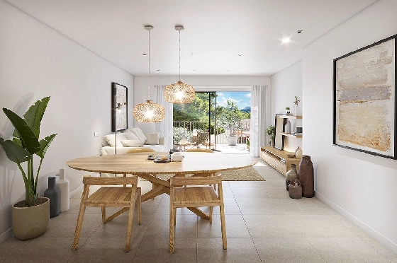 Erdgeschoss Apartment in Sant Elm zu verkaufen, Zona de estar 112 m², Zustand Erstbezug, Klimaanlage, 3 Schlafzimmer, 2 Badezimmer, Pool, ref.: HA-MLN-434-A01-8