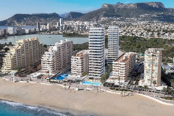 Etagen Apartment in Calpe zu verkaufen, Zona de estar 125 m², Zustand Erstbezug, Klimaanlage, 3 Schlafzimmer, 2 Badezimmer, Pool, ref.: HA-CAN-150-A03-2