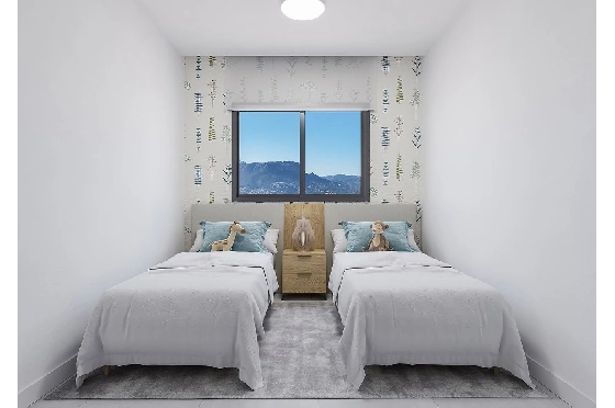Etagen Apartment in Calpe zu verkaufen, Zona de estar 125 m², Zustand Erstbezug, Klimaanlage, 3 Schlafzimmer, 2 Badezimmer, Pool, ref.: HA-CAN-150-A03-7
