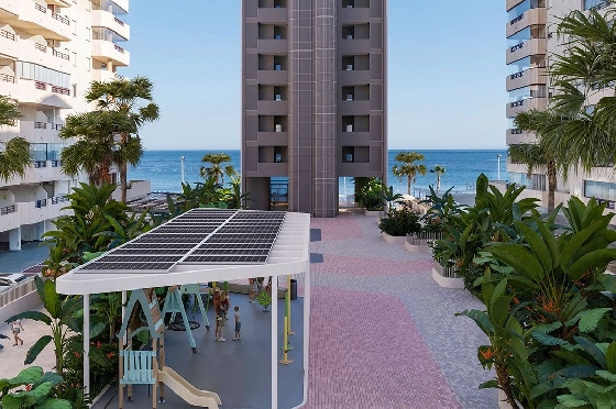 Maisonette in Calpe zu verkaufen, Zona de estar 228 m², Zustand Erstbezug, Klimaanlage, 3 Schlafzimmer, 3 Badezimmer, Pool, ref.: HA-CAN-150-A04-10