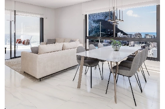 Maisonette in Calpe zu verkaufen, Zona de estar 228 m², Zustand Erstbezug, Klimaanlage, 3 Schlafzimmer, 3 Badezimmer, Pool, ref.: HA-CAN-150-A04-5