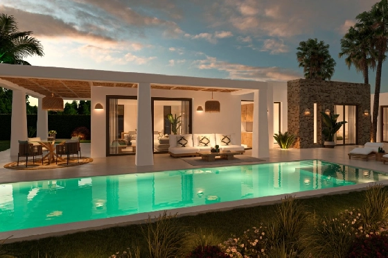 Villa in Javea zu verkaufen, Zona de estar 200 m², Baujahr 2025, Klimaanlage, Terreno 1000 m², 4 Schlafzimmer, 3 Badezimmer, Pool, ref.: AM-12500DR-2