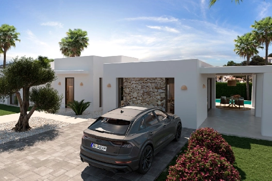 Villa in Javea zu verkaufen, Zona de estar 200 m², Baujahr 2025, Klimaanlage, Terreno 1000 m², 4 Schlafzimmer, 3 Badezimmer, Pool, ref.: AM-12500DR-3