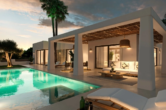 Villa in Javea zu verkaufen, Zona de estar 200 m², Baujahr 2025, Klimaanlage, Terreno 1000 m², 3 Schlafzimmer, 4 Badezimmer, Pool, ref.: AM-12502DR-2