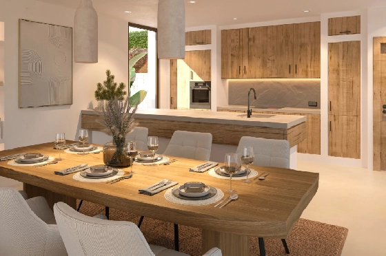 Villa in Javea zu verkaufen, Zona de estar 200 m², Baujahr 2025, Klimaanlage, Terreno 1000 m², 3 Schlafzimmer, 4 Badezimmer, Pool, ref.: AM-12502DR-5