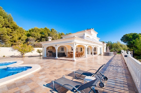 Villa in Moraira zu verkaufen, Zona de estar 466 m², Baujahr 2005, Klimaanlage, Terreno 2040 m², 5 Schlafzimmer, 5 Badezimmer, Pool, ref.: AM-12515DR-1