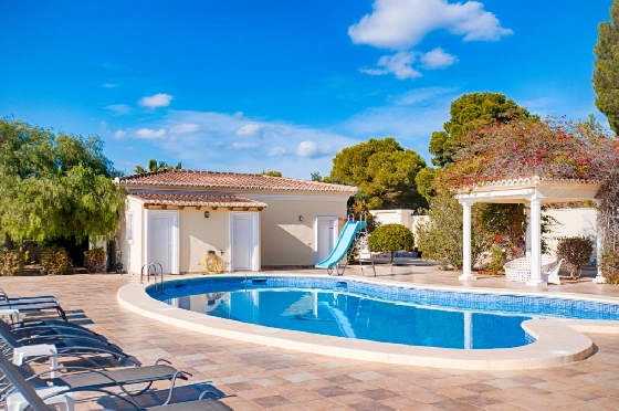 Villa in Moraira zu verkaufen, Zona de estar 466 m², Baujahr 2005, Klimaanlage, Terreno 2040 m², 5 Schlafzimmer, 5 Badezimmer, Pool, ref.: AM-12515DR-10
