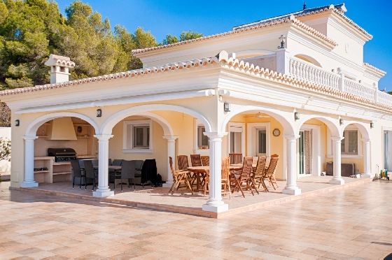 Villa in Moraira zu verkaufen, Zona de estar 466 m², Baujahr 2005, Klimaanlage, Terreno 2040 m², 5 Schlafzimmer, 5 Badezimmer, Pool, ref.: AM-12515DR-21