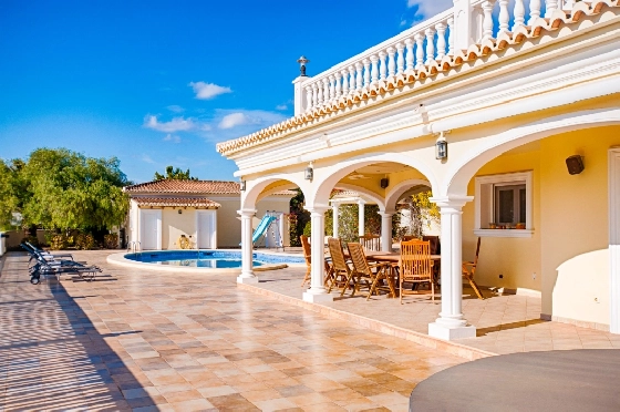 Villa in Moraira zu verkaufen, Zona de estar 466 m², Baujahr 2005, Klimaanlage, Terreno 2040 m², 5 Schlafzimmer, 5 Badezimmer, Pool, ref.: AM-12515DR-24