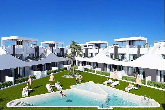 Penthouse Apartment in San Fulgencio zu verkaufen, Wohnfläche 206 m², Zustand Erstbezug, 3 Schlafzimmer, 2 Badezimmer, Pool, ref.: HA-SFN-131-A04-17