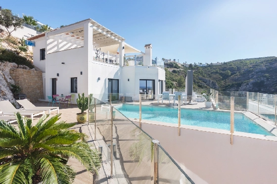 Villa in Denia zu verkaufen, Zona de estar 170 m², Baujahr 2019, + Fussbodenheizung, Klimaanlage, Terreno 829 m², 3 Schlafzimmer, 4 Badezimmer, ref.: HG-3804-2