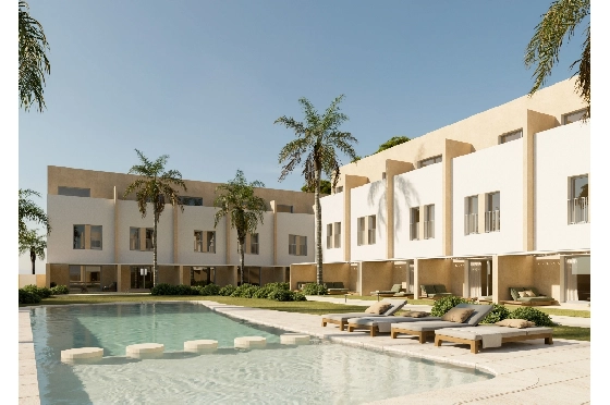 Reihenhaus in Denia zu verkaufen, Zona de estar 102 m², Baujahr 2026, Terreno 65 m², 3 Schlafzimmer, 3 Badezimmer, ref.: LS-BV8-1