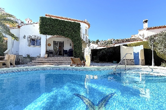 Villa in Pedreguer(Monte Solana) zu verkaufen, Zona de estar 87 m², Baujahr 1999, Zustand gepflegt, + Ofen, Klimaanlage, Terreno 426 m², 3 Schlafzimmer, 3 Badezimmer, Pool, ref.: AS-2425-20