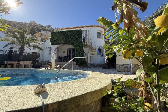 Villa in Pedreguer(Monte Solana) zu verkaufen, Zona de estar 87 m², Baujahr 1999, Zustand gepflegt, + Ofen, Klimaanlage, Terreno 426 m², 3 Schlafzimmer, 3 Badezimmer, Pool, ref.: AS-2425-3