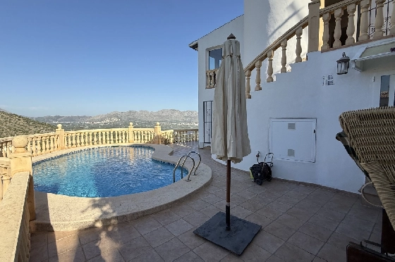 Villa in Pedreguer zu verkaufen, Zona de estar 130 m², Baujahr 2002, Zustand gepflegt, + KLIMA, Klimaanlage, Terreno 876 m², 3 Schlafzimmer, 2 Badezimmer, Pool, ref.: RG-1325-4