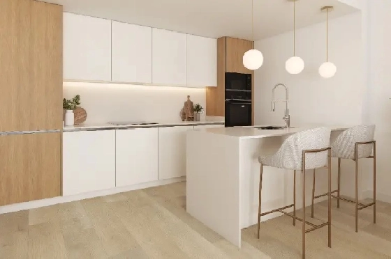 Apartment in El Vergel zu verkaufen, Zona de estar 45 m², Baujahr 2027, Klimaanlage, Terreno 10 m², 1 Schlafzimmer, 1 Badezimmer, Pool, ref.: AH-EV-VI-1-01-02-C-5