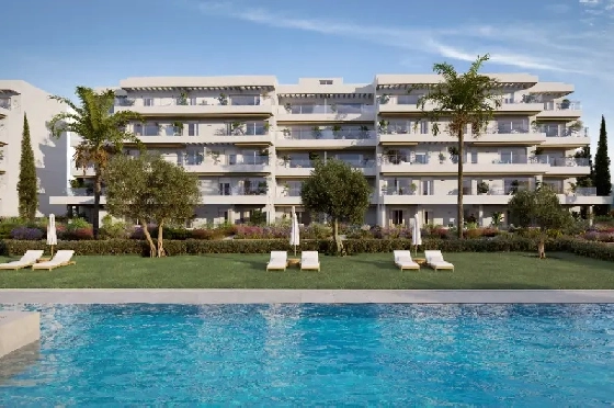 Apartment in El Vergel zu verkaufen, Zona de estar 86 m², Baujahr 2027, Klimaanlage, Terreno 73 m², 3 Schlafzimmer, 2 Badezimmer, Pool, ref.: AH-EV-VI-1-01-0-A-1