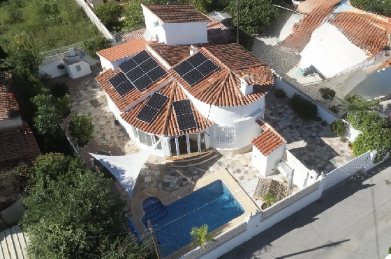 Villa in Els Poblets zur Ferienvermietung, Zona de estar 100 m², Baujahr 1983, Zustand gepflegt, + KLIMA, Klimaanlage, Terreno 353 m², 3 Schlafzimmer, 1 Badezimmer, Pool, ref.: T-0325-1