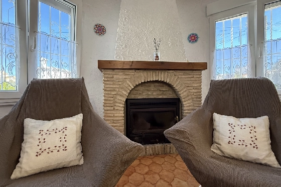 Villa in Els Poblets zur Ferienvermietung, Zona de estar 100 m², Baujahr 1983, Zustand gepflegt, + KLIMA, Klimaanlage, Terreno 353 m², 3 Schlafzimmer, 1 Badezimmer, Pool, ref.: T-0325-7