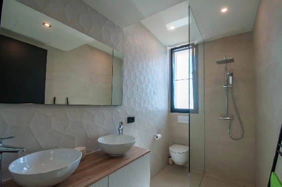 Villa in Benissa zu verkaufen, Zona de estar 290 m², Baujahr 2024, Klimaanlage, Terreno 860 m², 3 Schlafzimmer, 2 Badezimmer, Pool, ref.: AM-12518DA-16