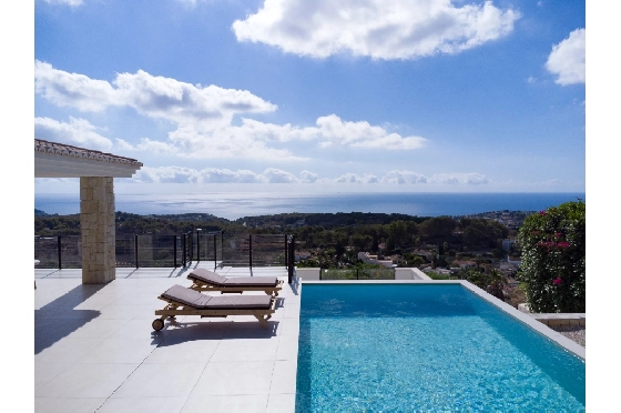 Villa in Benissa zu verkaufen, Zona de estar 290 m², Baujahr 2024, Klimaanlage, Terreno 860 m², 3 Schlafzimmer, 2 Badezimmer, Pool, ref.: AM-12518DA-28