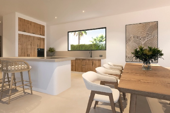 Villa in Javea zu verkaufen, Zona de estar 200 m², Baujahr 2024, Klimaanlage, Terreno 977 m², 3 Schlafzimmer, 3 Badezimmer, Pool, ref.: AM-12539DR-6