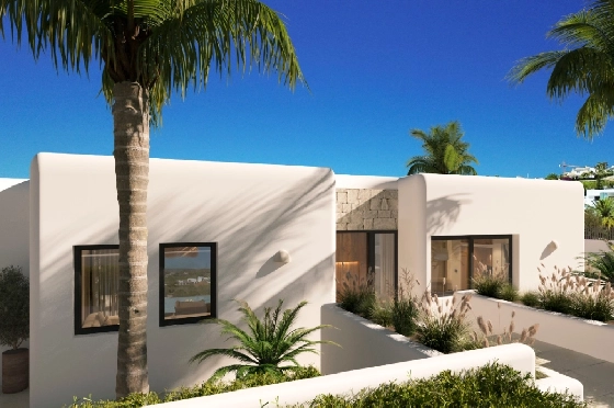 Villa in Javea zu verkaufen, Zona de estar 150 m², Baujahr 2025, Klimaanlage, Terreno 978 m², 3 Schlafzimmer, 2 Badezimmer, Pool, ref.: AM-12538DR-3
