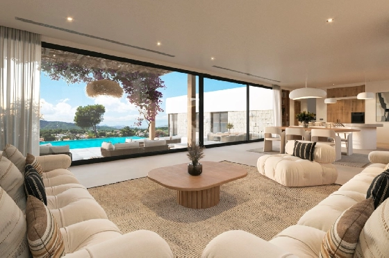 Villa in Javea zu verkaufen, Zona de estar 150 m², Baujahr 2025, Klimaanlage, Terreno 978 m², 3 Schlafzimmer, 2 Badezimmer, Pool, ref.: AM-12538DR-4