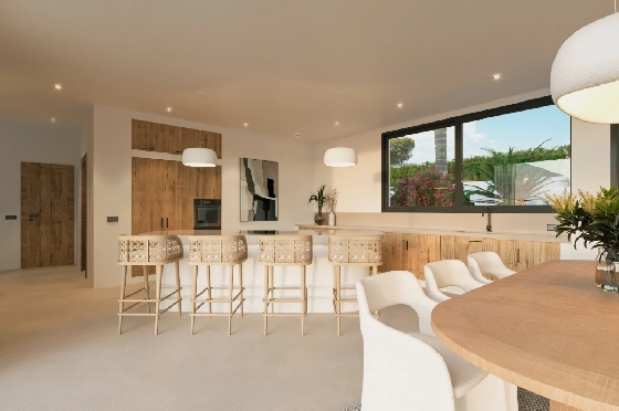 Villa in Javea zu verkaufen, Zona de estar 150 m², Baujahr 2025, Klimaanlage, Terreno 978 m², 3 Schlafzimmer, 2 Badezimmer, Pool, ref.: AM-12538DR-5