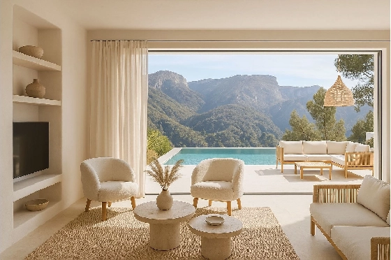 Villa in Pedreguer zu verkaufen, Zona de estar 200 m², Baujahr 2026, Klimaanlage, Terreno 800 m², 3 Schlafzimmer, 2 Badezimmer, Pool, ref.: AM-12602DA-2