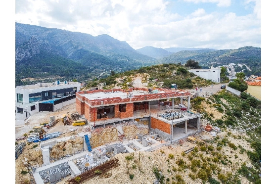Villa in Pedreguer zu verkaufen, Zona de estar 200 m², Baujahr 2026, Klimaanlage, Terreno 1150 m², 3 Schlafzimmer, 2 Badezimmer, Pool, ref.: AM-12603DA-9