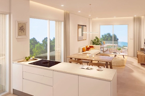 Etagen Apartment in Pilar de la Horadada zu verkaufen, Zona de estar 111 m², Zustand Erstbezug, 3 Schlafzimmer, 2 Badezimmer, Pool, ref.: HA-PIN-132-A03-5