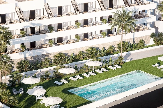 Penthouse Apartment in Finestrat zu verkaufen, Zona de estar 154 m², Zustand Erstbezug, 2 Schlafzimmer, 2 Badezimmer, Pool, ref.: HA-FIN-318-A02-1