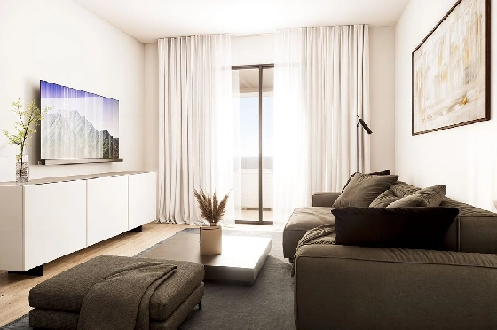 Penthouse Apartment in Finestrat zu verkaufen, Zona de estar 154 m², Zustand Erstbezug, 2 Schlafzimmer, 2 Badezimmer, Pool, ref.: HA-FIN-318-A02-10