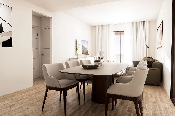 Penthouse Apartment in Finestrat zu verkaufen, Zona de estar 154 m², Zustand Erstbezug, 2 Schlafzimmer, 2 Badezimmer, Pool, ref.: HA-FIN-318-A02-11
