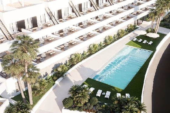 Penthouse Apartment in Finestrat zu verkaufen, Zona de estar 154 m², Zustand Erstbezug, 2 Schlafzimmer, 2 Badezimmer, Pool, ref.: HA-FIN-318-A02-3