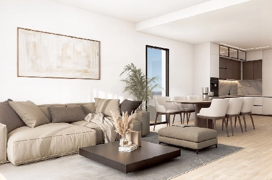 Penthouse Apartment in Finestrat zu verkaufen, Zona de estar 154 m², Zustand Erstbezug, 2 Schlafzimmer, 2 Badezimmer, Pool, ref.: HA-FIN-318-A02-7