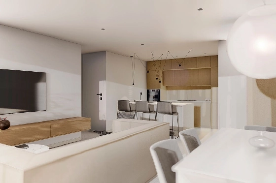 Penthouse Apartment in Guardamar del Segura zu verkaufen, Zona de estar 97 m², Zustand Erstbezug, Klimaanlage, 2 Schlafzimmer, 2 Badezimmer, Pool, ref.: HA-GUN-431-A02-10