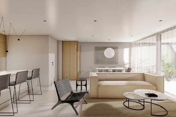 Penthouse Apartment in Guardamar del Segura zu verkaufen, Zona de estar 97 m², Zustand Erstbezug, Klimaanlage, 2 Schlafzimmer, 2 Badezimmer, Pool, ref.: HA-GUN-431-A02-12
