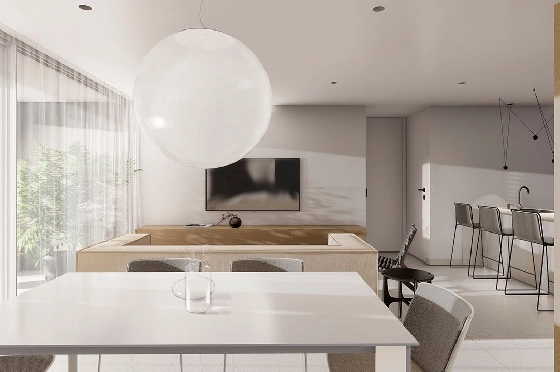 Penthouse Apartment in Guardamar del Segura zu verkaufen, Zona de estar 97 m², Zustand Erstbezug, Klimaanlage, 2 Schlafzimmer, 2 Badezimmer, Pool, ref.: HA-GUN-431-A02-17
