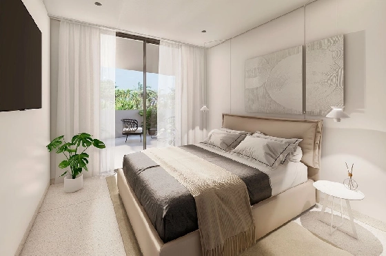 Penthouse Apartment in Guardamar del Segura zu verkaufen, Zona de estar 97 m², Zustand Erstbezug, Klimaanlage, 2 Schlafzimmer, 2 Badezimmer, Pool, ref.: HA-GUN-431-A02-18