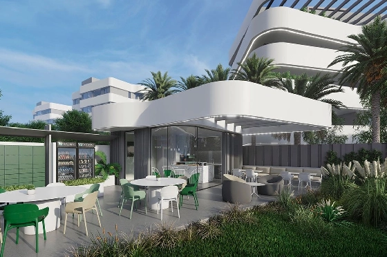 Penthouse Apartment in Guardamar del Segura zu verkaufen, Zona de estar 97 m², Zustand Erstbezug, Klimaanlage, 2 Schlafzimmer, 2 Badezimmer, Pool, ref.: HA-GUN-431-A02-30