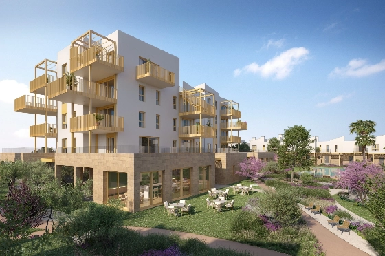 Reihenhaus in El Vergel zu verkaufen, Zona de estar 92 m², Baujahr 2027, Klimaanlage, Terreno 135 m², 3 Schlafzimmer, 3 Badezimmer, Pool, ref.: TT-AD-11-10