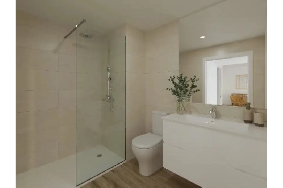 Apartment in Javea zu verkaufen, Zona de estar 112 m², Baujahr 2025, Klimaanlage, Terreno 11 m², 3 Schlafzimmer, 3 Badezimmer, Pool, ref.: AH-J-VI-1-1-3-D-11