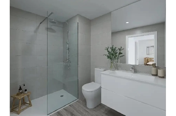 Apartment in Javea zu verkaufen, Zona de estar 112 m², Baujahr 2025, Klimaanlage, Terreno 11 m², 3 Schlafzimmer, 3 Badezimmer, Pool, ref.: AH-J-VI-1-1-3-D-12