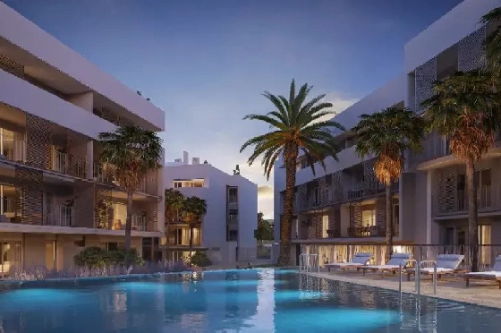 Apartment in Javea zu verkaufen, Zona de estar 112 m², Baujahr 2025, Klimaanlage, Terreno 11 m², 3 Schlafzimmer, 3 Badezimmer, Pool, ref.: AH-J-VI-1-1-3-D-17
