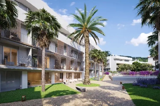 Apartment in Javea zu verkaufen, Zona de estar 112 m², Baujahr 2025, Klimaanlage, Terreno 11 m², 3 Schlafzimmer, 3 Badezimmer, Pool, ref.: AH-J-VI-1-1-3-D-2