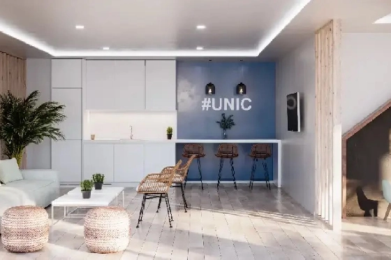 Apartment in Javea zu verkaufen, Zona de estar 112 m², Baujahr 2025, Klimaanlage, Terreno 11 m², 3 Schlafzimmer, 3 Badezimmer, Pool, ref.: AH-J-VI-1-1-3-D-4