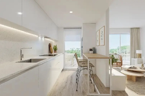 Apartment in Javea zu verkaufen, Zona de estar 112 m², Baujahr 2025, Klimaanlage, Terreno 11 m², 3 Schlafzimmer, 3 Badezimmer, Pool, ref.: AH-J-VI-1-1-3-D-5
